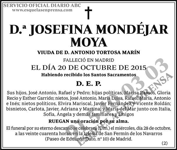 Josefina Mondéjar Moya